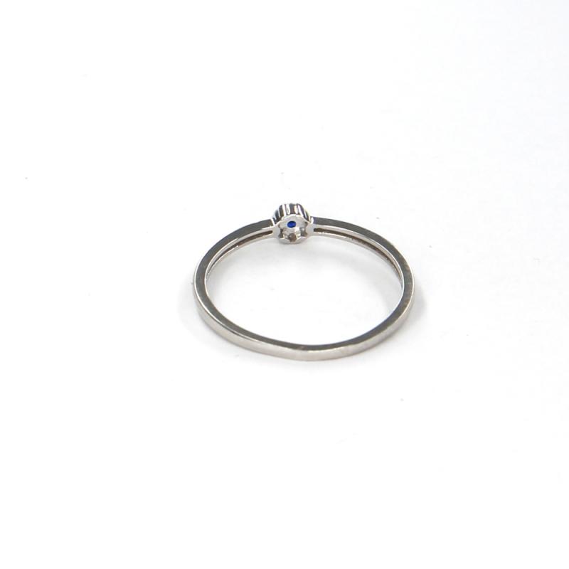 Prsten z bílého zlata s akvamarínem Pattic AU 585/000 1,05 g LMG08301BLW-55