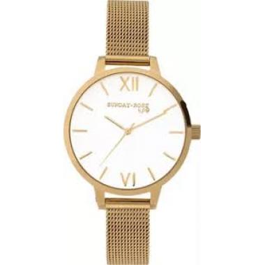 Dámské hodinky JVD Sunday Rose Fashion Royal Gold SUN-F03