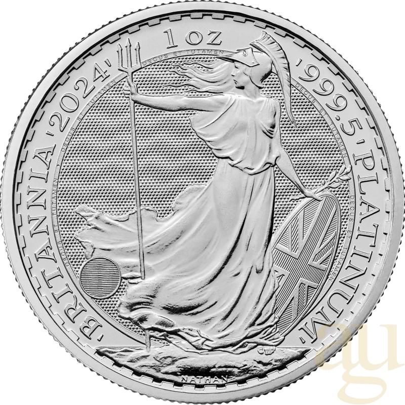 1 Unze Platinmünze Britannia 2024