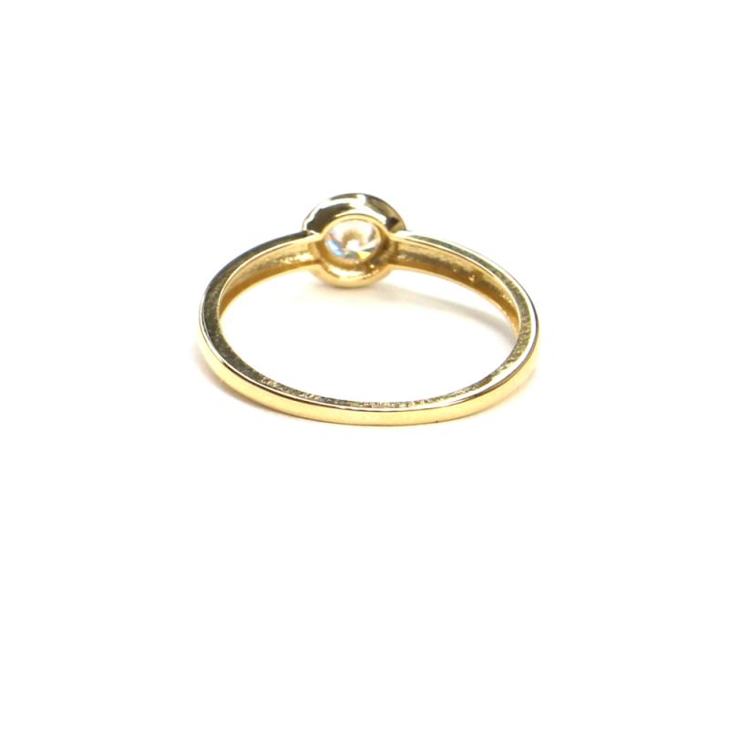 Prsteň zo žltého zlata a zirkónom Pattic AU 585/000 1,35 gr, ARP014501-54