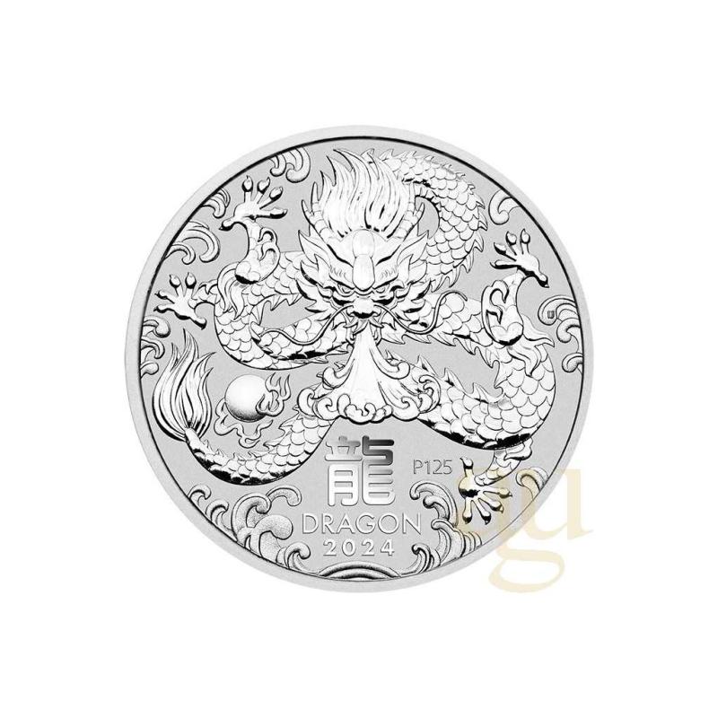 2 Oz stříbrná mince Australia Lunar III Rok Draka 2024 9406668