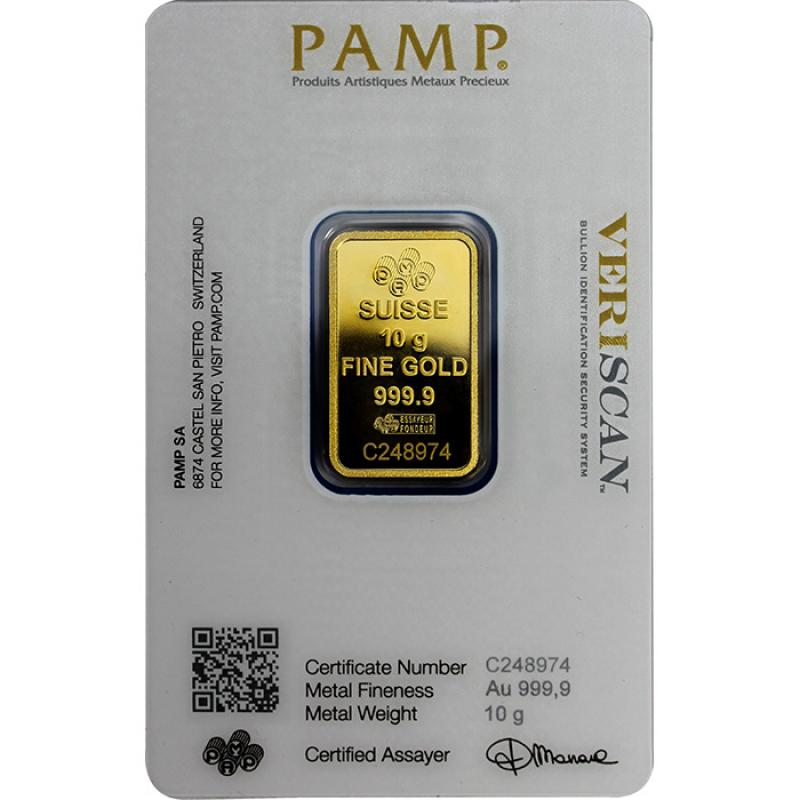 Zlatý investičný zliatok PAMP 20g