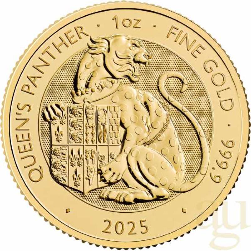 1 Unze Goldmünze Tudor Beasts Queen´s Panther 2025