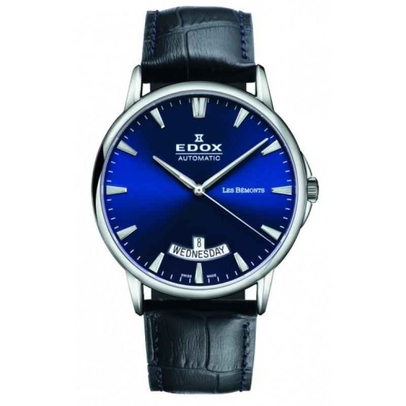 Pánské hodinky EDOX Les Bémonts Automatic Day Date 83015 3 BUIN