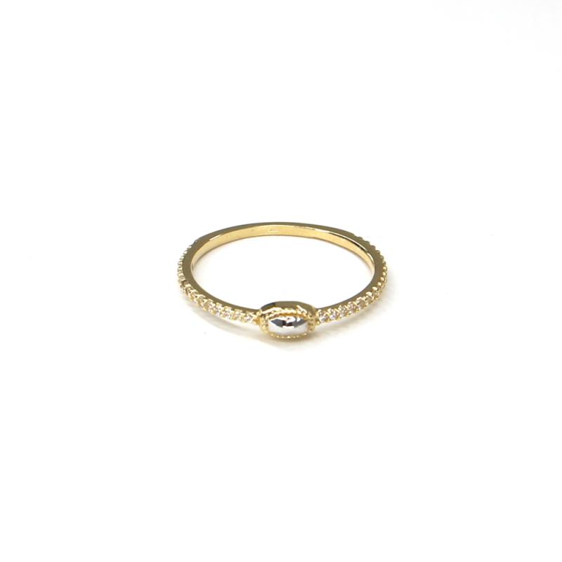 Prsten ze žlutého zlata a zirkony Pattic AU 585/000 1,05 gr ARP054101-52
