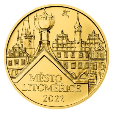 Zlatá mince 5000 Kč Litoměřice 2022 Standard 0062A