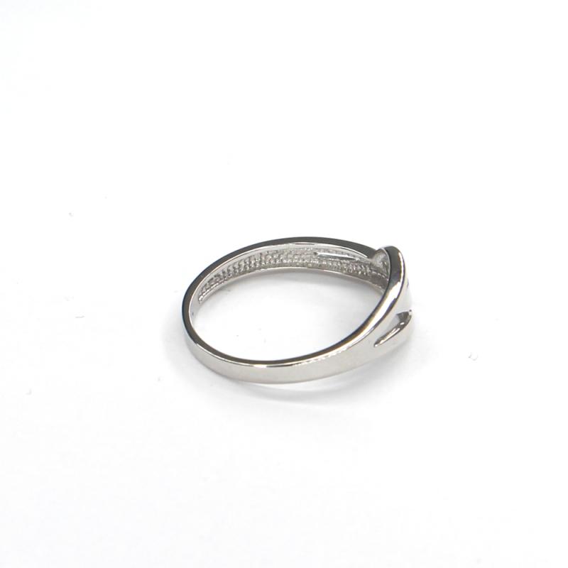 Prsten z bílého zlata se zirkony Pattic AU 585/000 2,25 gr GURDC0111710101-58