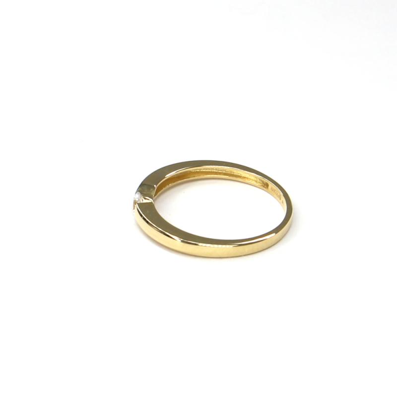 Prsten ze žlutého zlata se zirkonem Pattic AU 585/000 1,60gr ARP027601-55