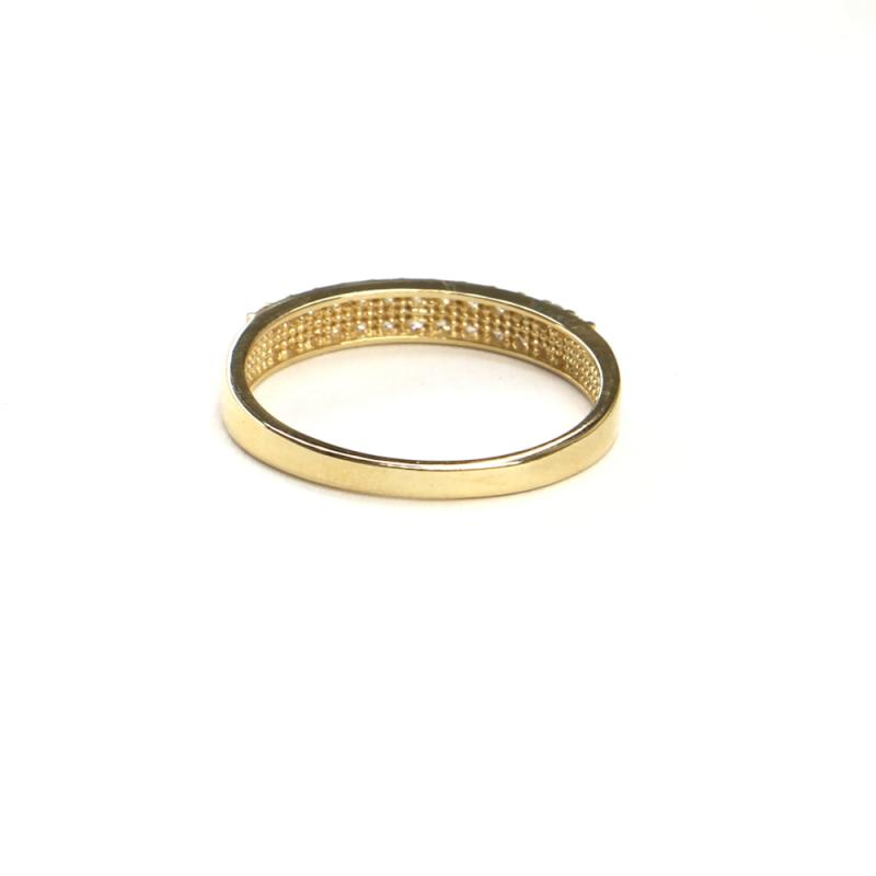 Prsteň zo žltého zlata a zirkónmi Pattic AU 585/000 1,95 gr, ARP376601-57