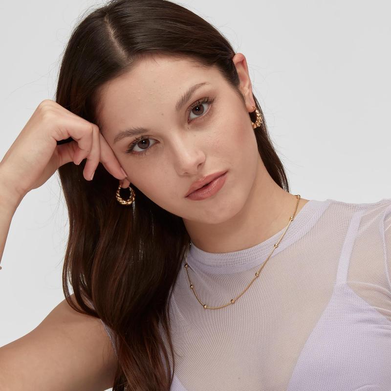 Pozlacený náhrdelník SAGAPO Chunky SHK50