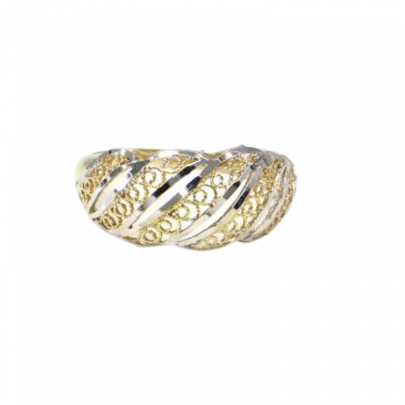 Prsten z žluto/bílého zlata Pattic AU 585/000 2,20 gr, PTG06901-58