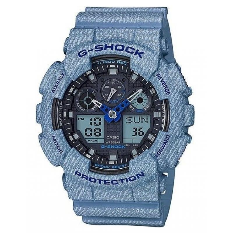 Pánské hodinky CASIO G-SHOCK GA-100DE-2A
