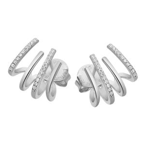 Náušnice LOTUS SILVER Earrings AG 925/1000 LP3344-4/1