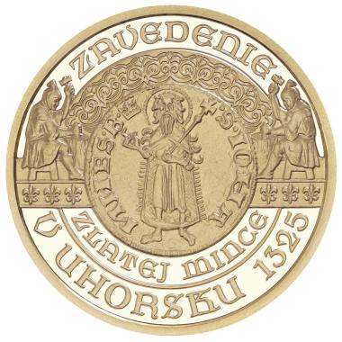 2025-ZPM 100 eur Zavedenie zlatej mince – dukátu v Uhorsku – 700. výročie