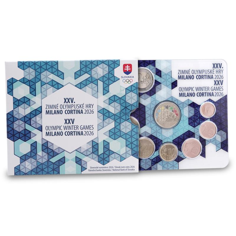 Soubor mincí SK (2026) - XXV. ZOH Milano - Cortina d'Ampezzo