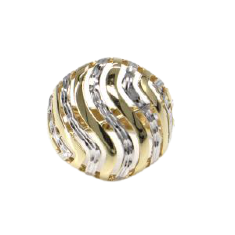 Prsten z dvoubarevného zlata Pattic AU 585/000 3,50 gr, ruční práce, PTG06901-56