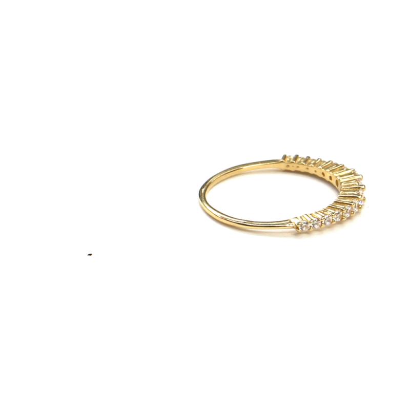 Prsten ze žlutého zlata a zirkony Pattic AU 585/000 1,55 gr, ARP555401-56