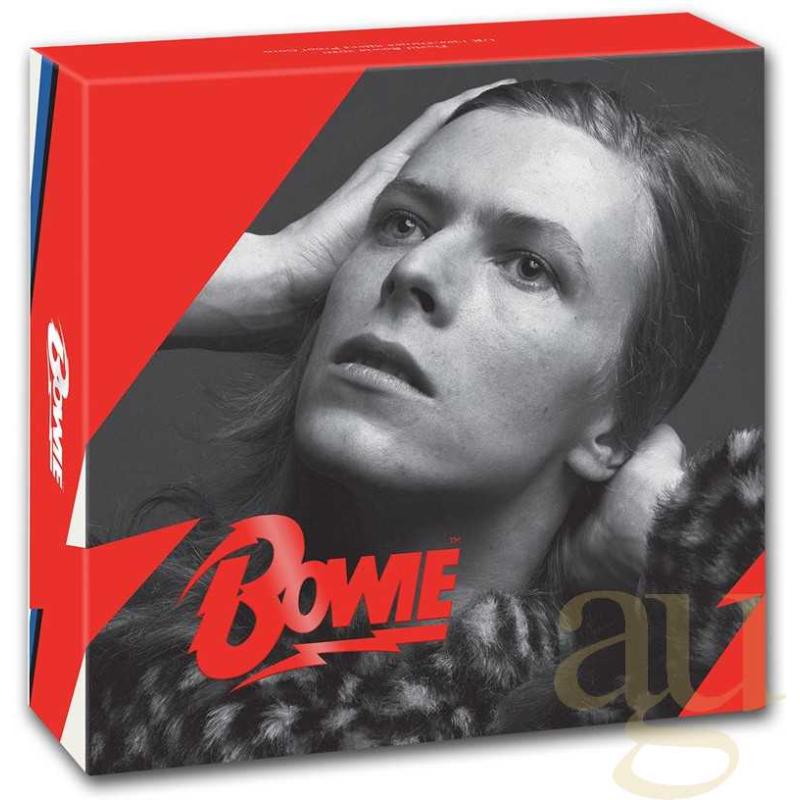 5 Unzen Silbermünze Music Legends - David Bowie 2020 - polierte Platte