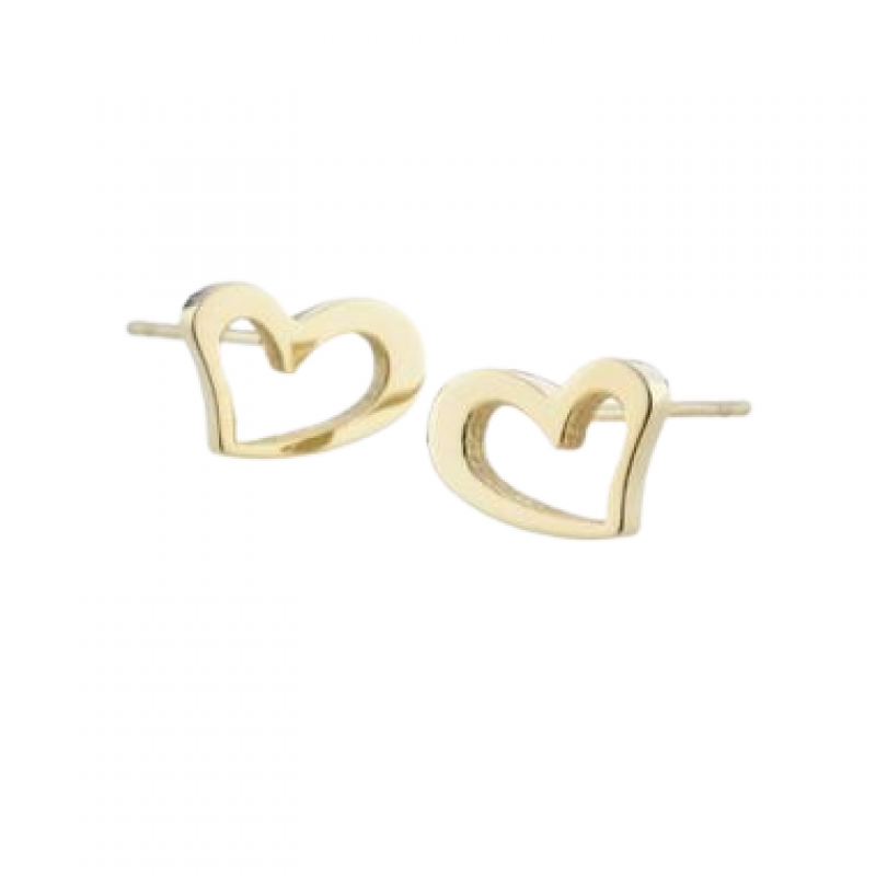 Náušnice STORM Heart Earrings -  Gold 9980695/GD