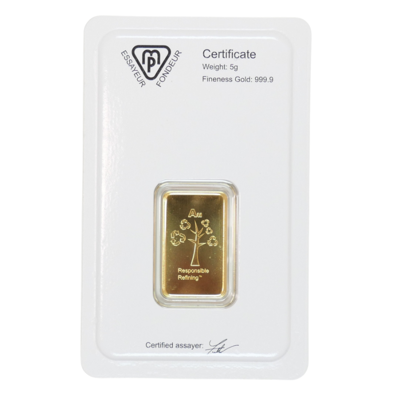 Zlatý zliatok 5 gram METALOR