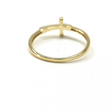 Prsten ze žlutého zlata Pattic AU 585/000 1,10 gr GU00301 se zirkony