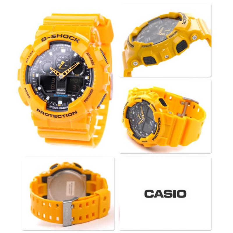 Pánske hodinky CASIO G-SHOCK GA-100A-9A