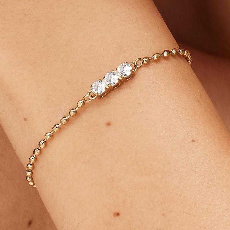 Pozlátený náramok SAGAPO Dazzly SDZ27