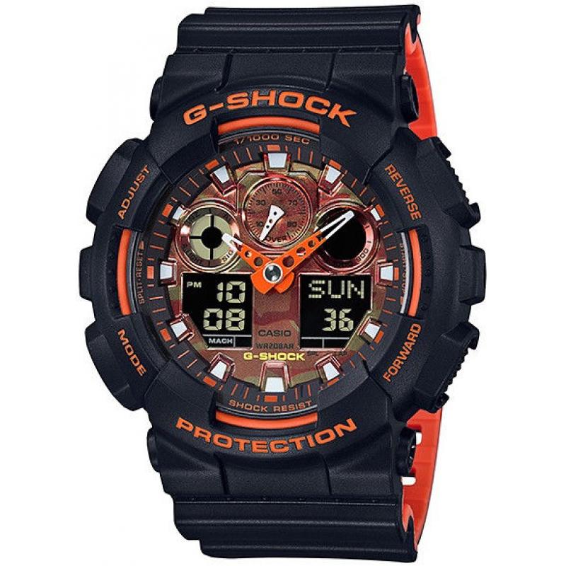 Pánské hodinky CASIO G-shock GA-100BR-1AER