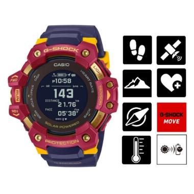 Pánské hodinky CASIO G-SHOCK Bluetooth Solar Barcelona Limited Edition GBD-H1000BAR-4ER