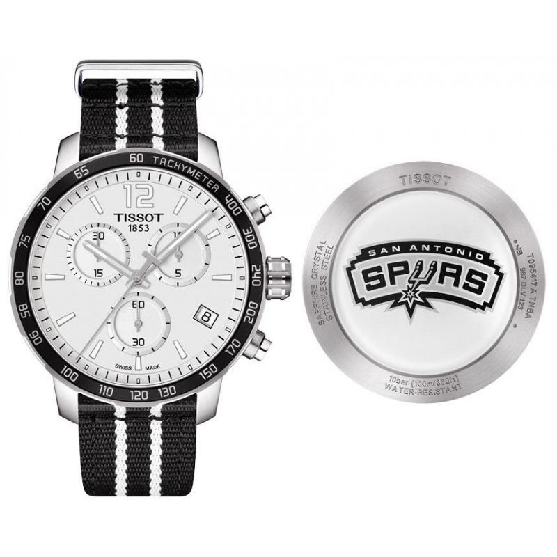 Pánské hodinky TISSOT Quickster NBA S.A.Spurs T095.417.17.037.07
