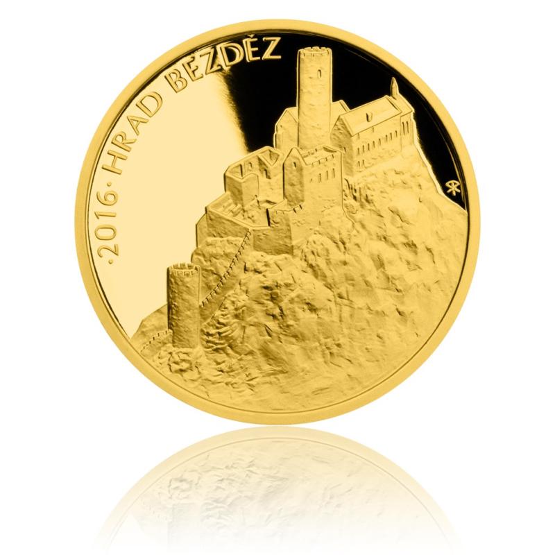 Sada zlatých mincí v etui 10 x 1/2 Oz Hrady ČNB Proof 231025