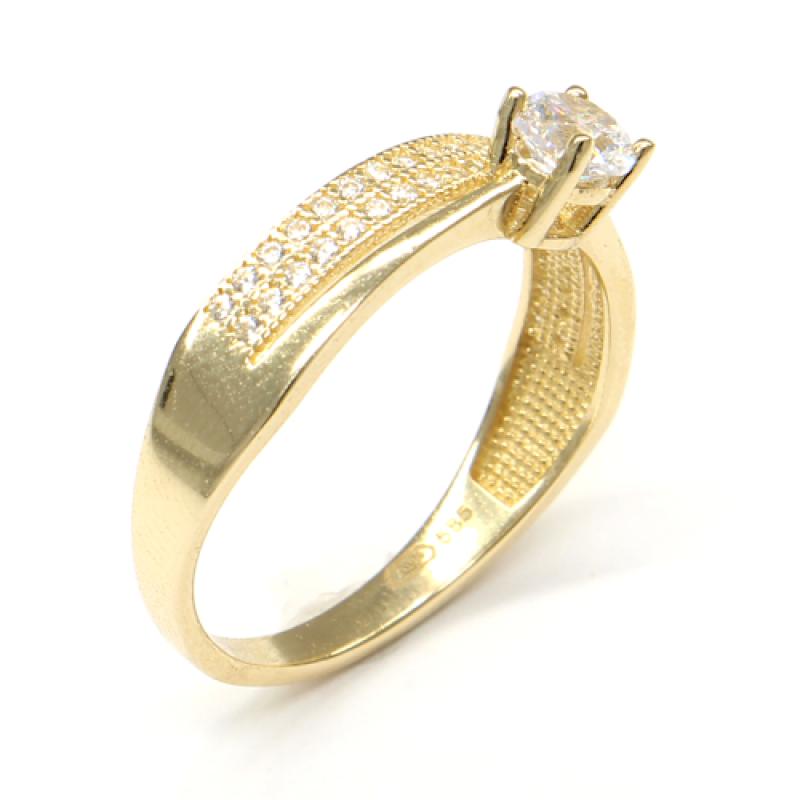 Zlatý prsteň PATTIC AU 585/1000 3,15 g CA406001Y-60