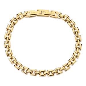 Pánský pozlacený náramek SAGAPO Ripple SRP98