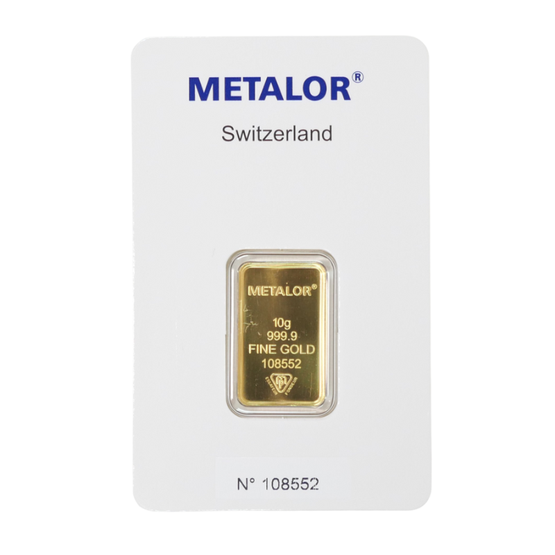 Zlatý zliatok 10 gram METALOR
