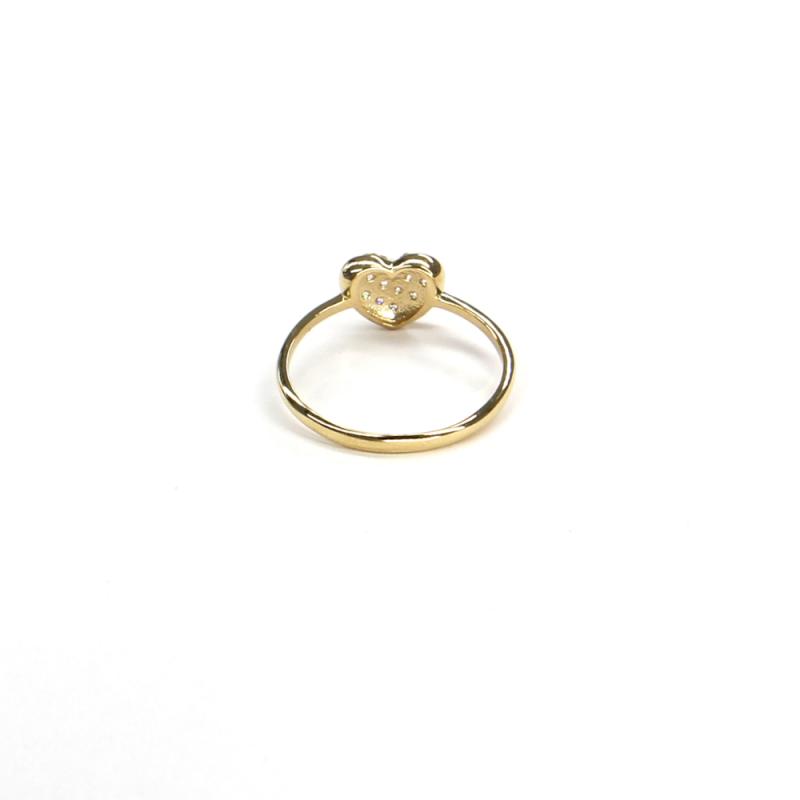 Prsten ze žlutého zlata srdce Pattic AU 585/000 1,35 gr BV210101Y-54