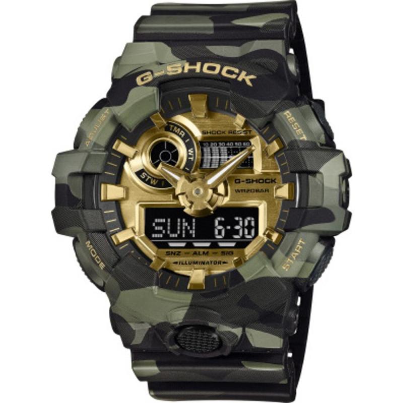 Pánské hodinky CASIO G-Shock Camo and Gold GA-700CMG-3AER