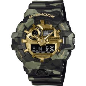 Pánské hodinky CASIO G-Shock Camo and Gold GA-700CMG-3AER