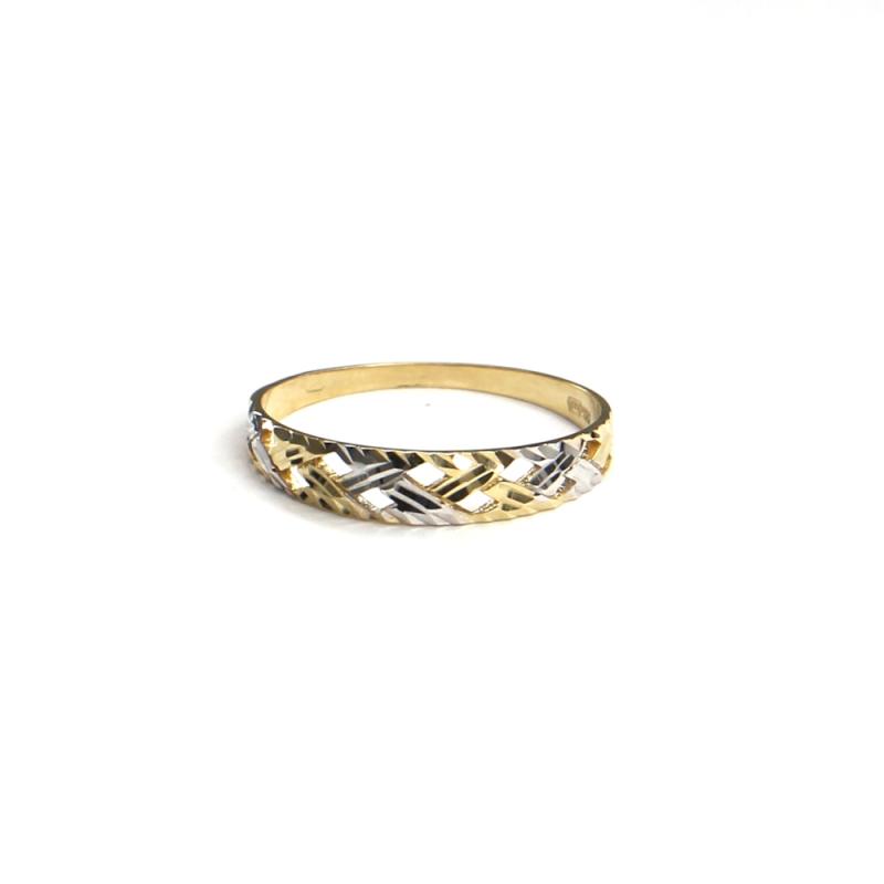 Prsten z dvoubarevného zlata PATTIC AU 585/000 1,1 gr, ARP653601-54
