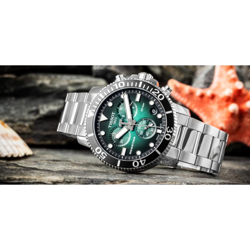 Pánské hodinky TISSOT Seastar 1000 Quartz Chronograph T120.417.11.091.01