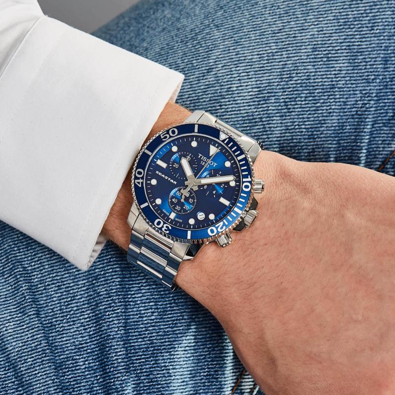 Pánské hodinky TISSOT Seastar 1000 Quartz Chronograph T120.417.11.041.01