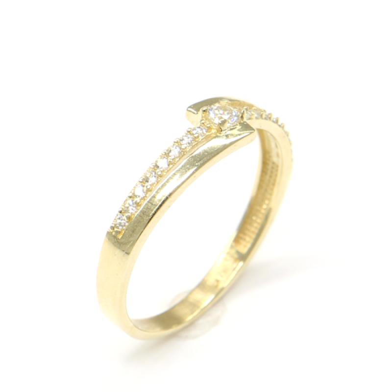 Zlatý prsteň PATTIC AU 585/1000 1,55 g CA123001Y-54