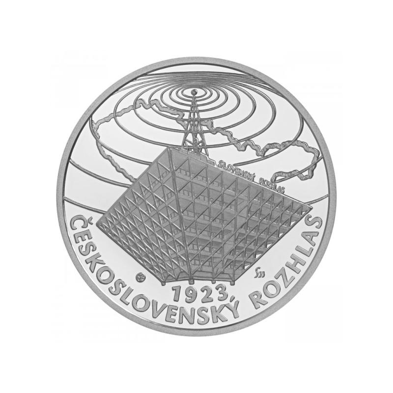 PSM 10 eur - 100. výročie Začiatok pravidelného vysielania čs rozhlasu PROOF 10648