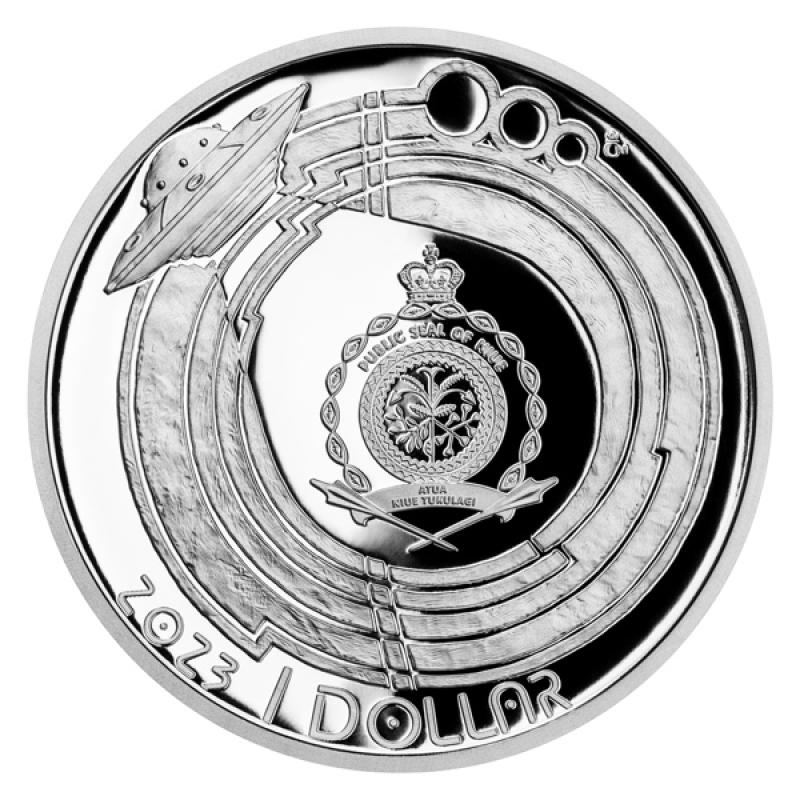 Stříbrná mince Mléčná dráha - Černá díra proof 12199