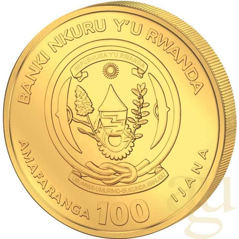 1 Unze Goldmünze Ruanda Nautical Serie - 2023