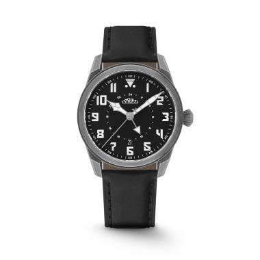 Pánské hodinky PRIM Pilot Dual Time W01P.13297.A