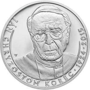 2024-PSM 10 eur Ján Chryzostom Korec -100 výročí narození Proof 12154