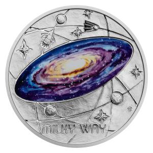 Stříbrná mince Mléčná dráha - Mléčná dráha proof 12194