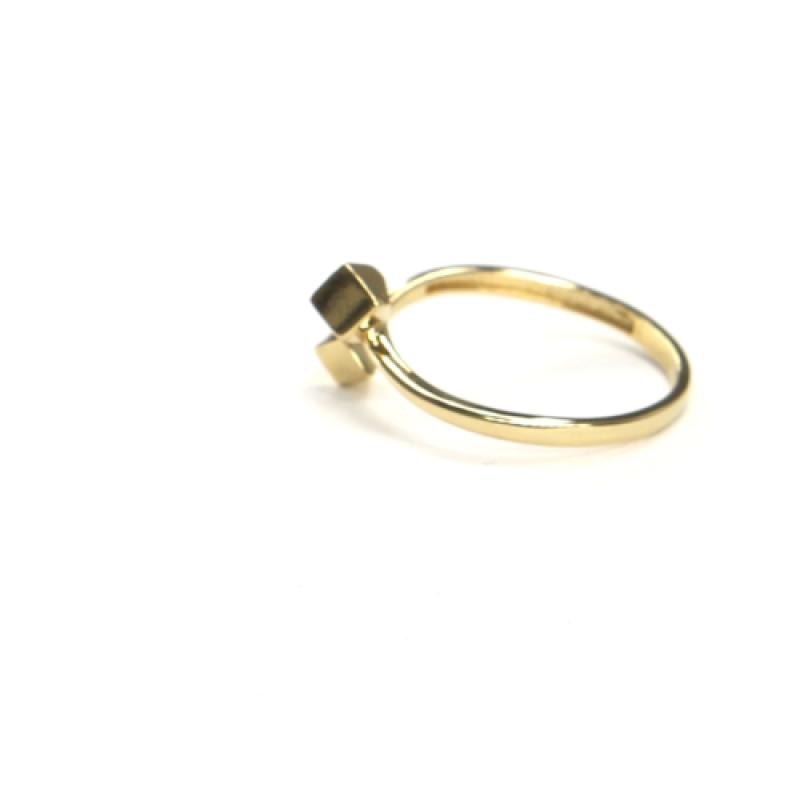 Prsten ze žlutého zlata a zirkony Pattic AU 585/000 1,80 gr, ARP052201-55