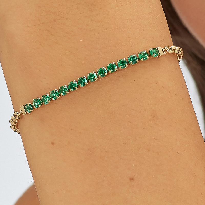 Pozlacený náramek SAGAPO Dazzly SDZ88