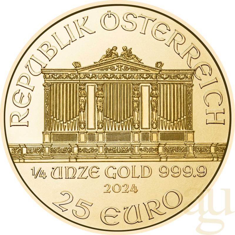 1/4 Unze Goldmünze Wiener Philharmoniker 2024